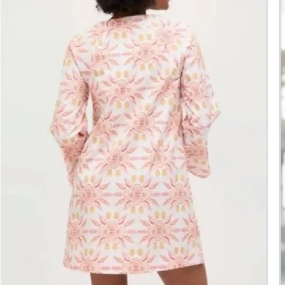 NWT Hill House Cotton Artemis Dress in Shell Mosaic - Picture 3 of 13